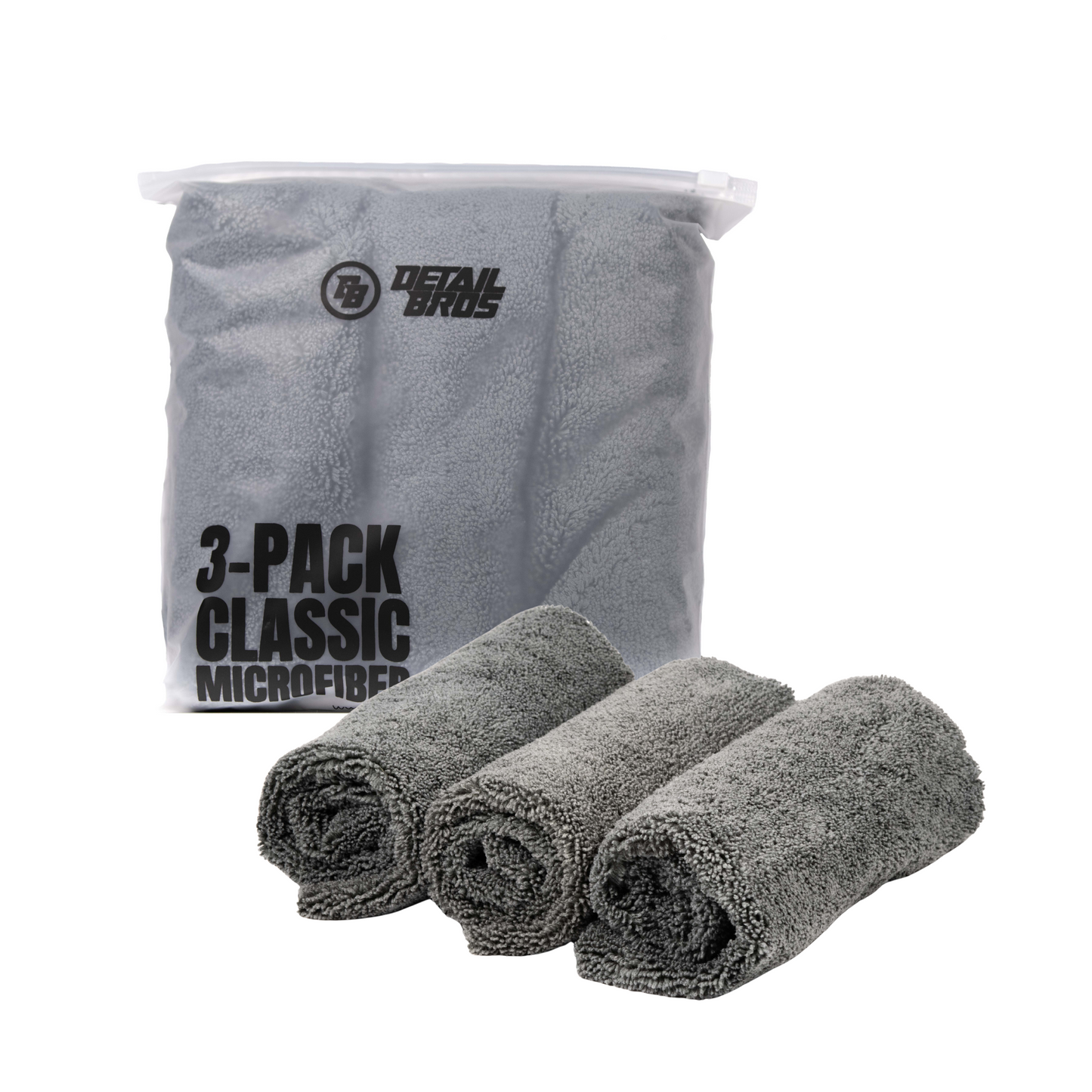 3-Pack Classic Microfibers - Set of 3 microfibers 40x40cm 400gsm