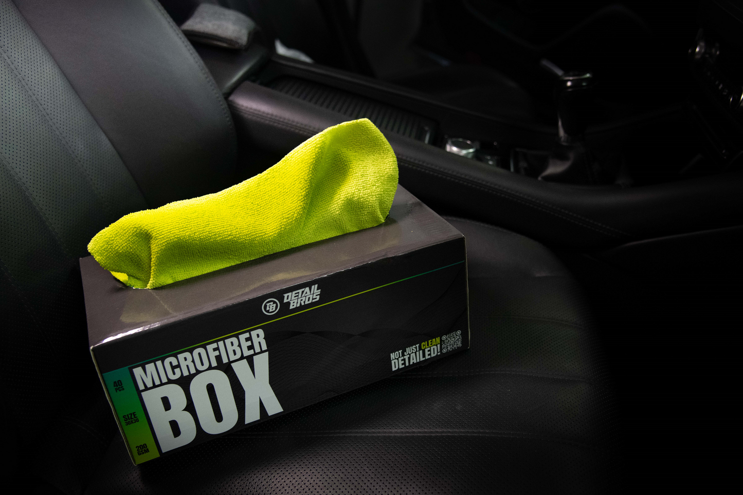 Microfiber Box - Pudełko z mikrofibrą 40szt. 30x30cm 200 GSM