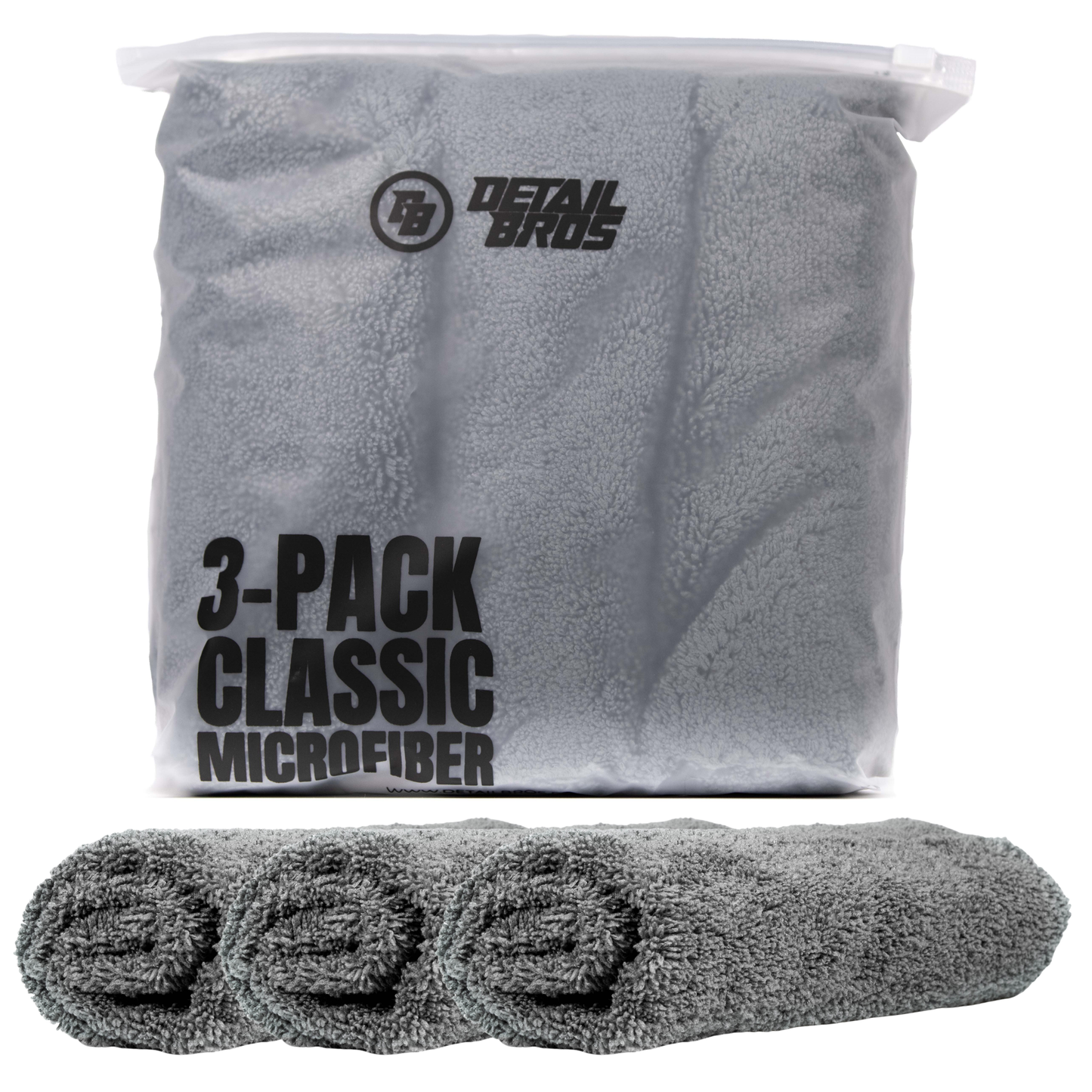 3-Pack Classic Microfibers - Zestaw 3 mikrofibr 40x40cm 400gsm