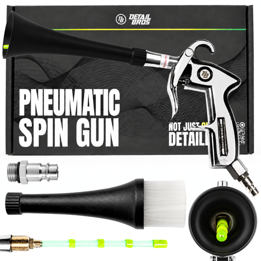 Pneumatic spin gun - Pistolet do czyszczenia tapicerki samochodowej
