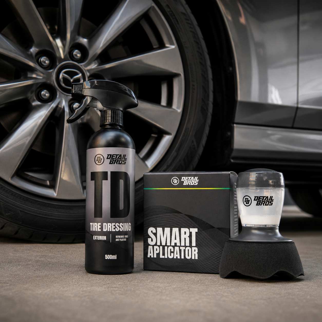 Tire Dressing+Smart Aplicator- środek + specjalny aplikator do aplikacji dressingu