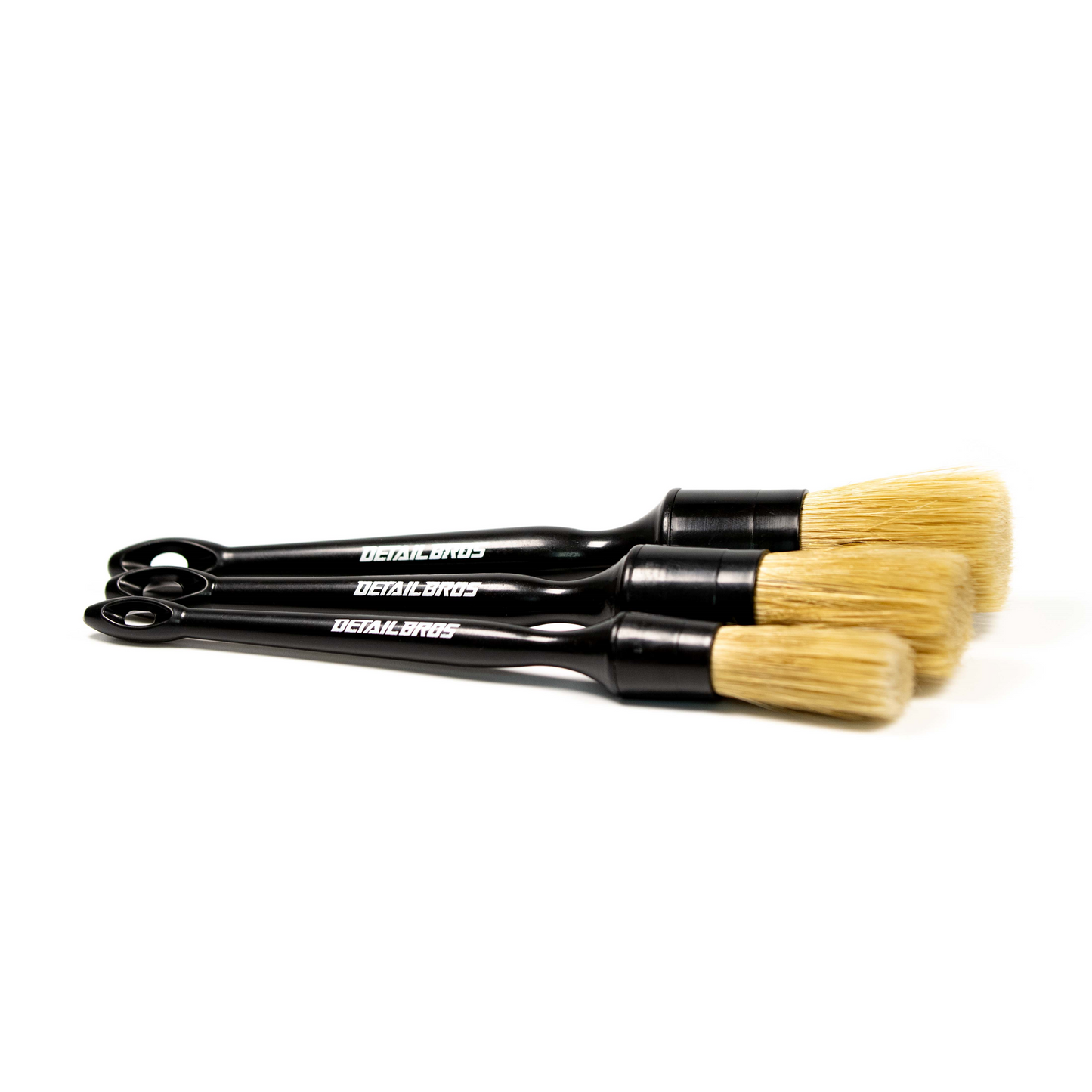 3-Pack Brush - Zestaw 3 Pędzli do czyszczenia samochodu