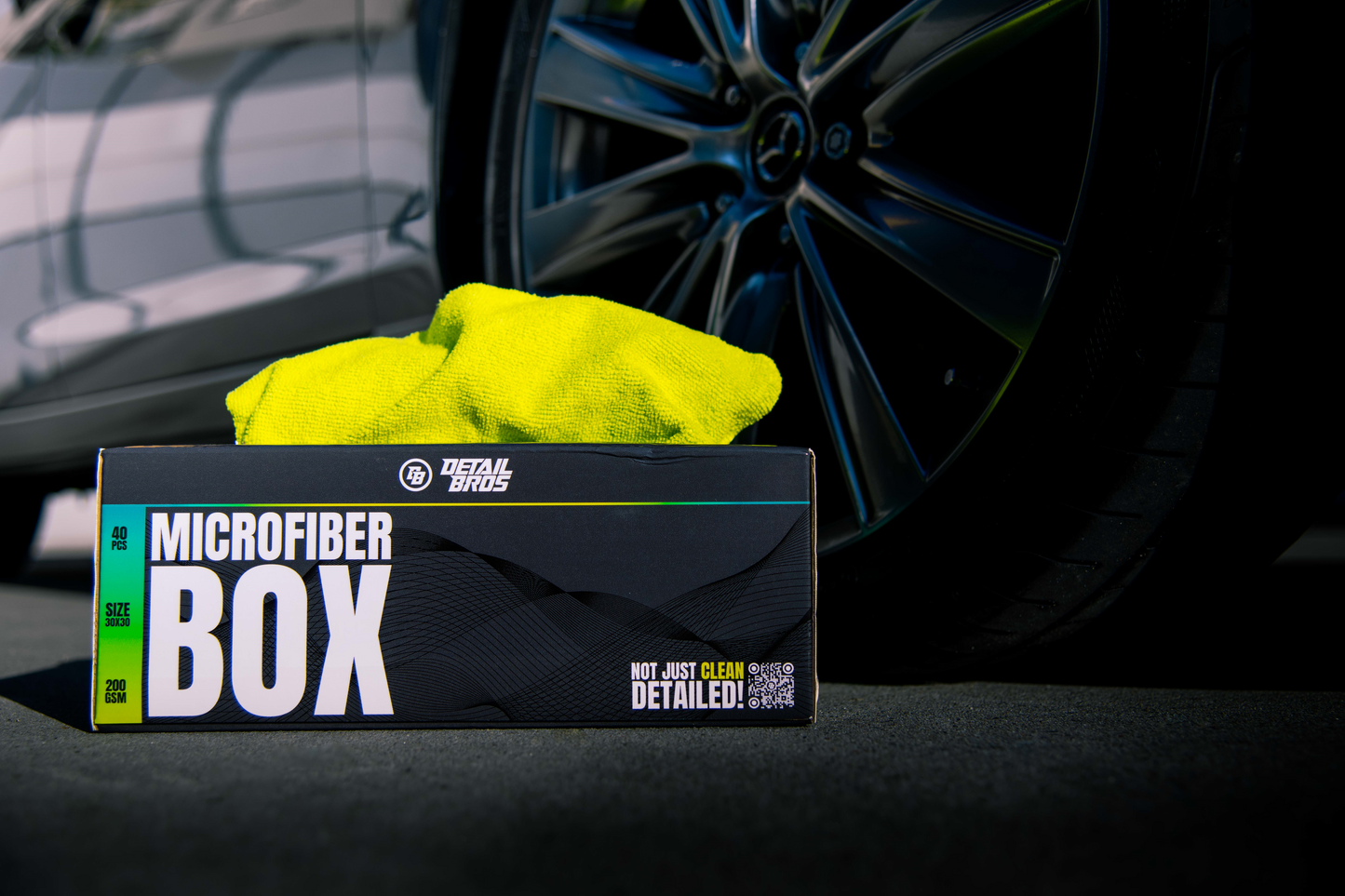 Microfiber Box - Pudełko z mikrofibrą 40szt. 30x30cm 200 GSM