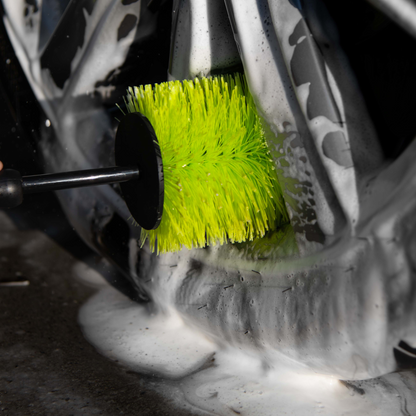 Zestaw Must Have na myjnie bezdotykową - Dry towel+Hard wheel brush+Quick Detailer+Tire & Wheel Cleaner