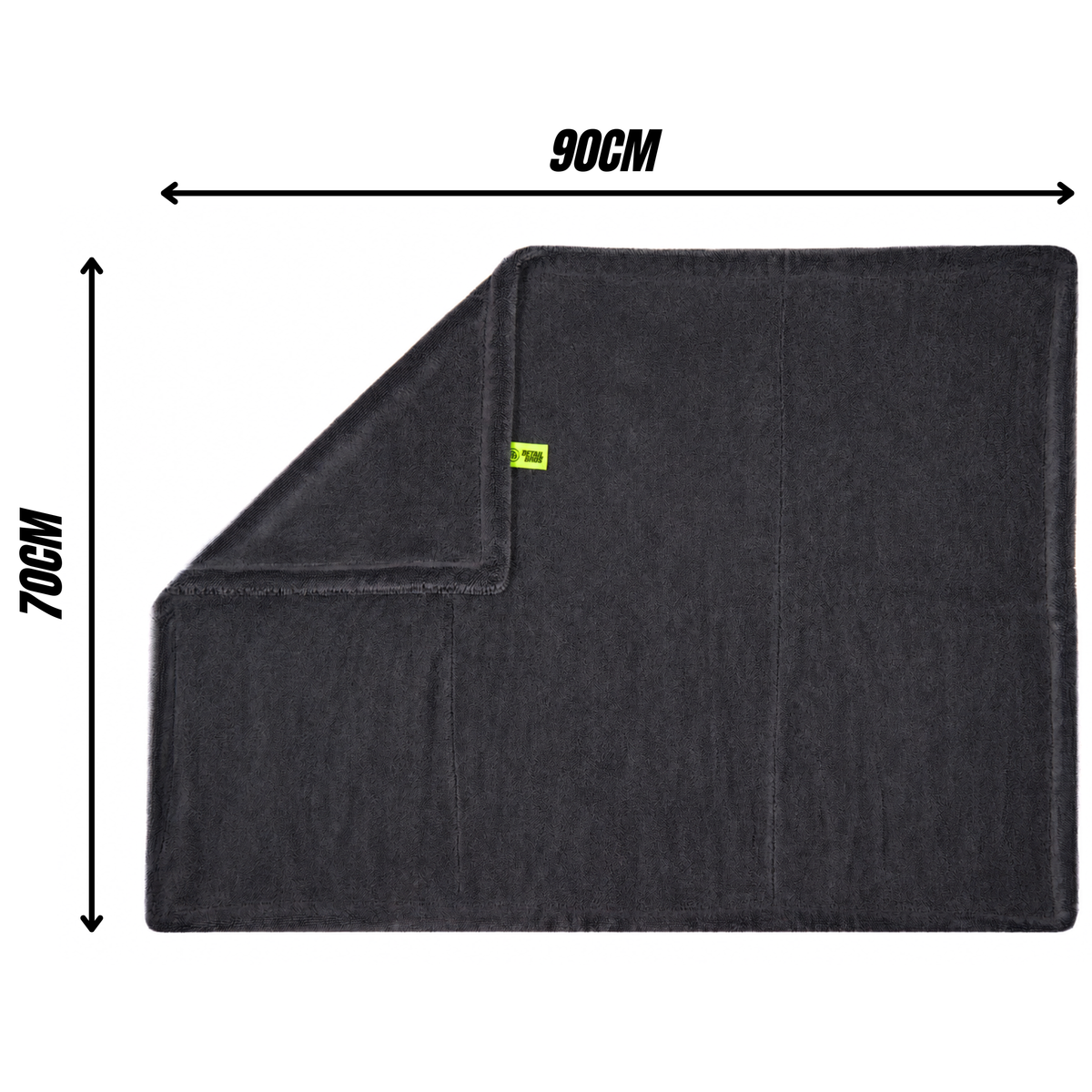 Twisted Towel - Double-sided car drying towel 90x70cm 1600GSM