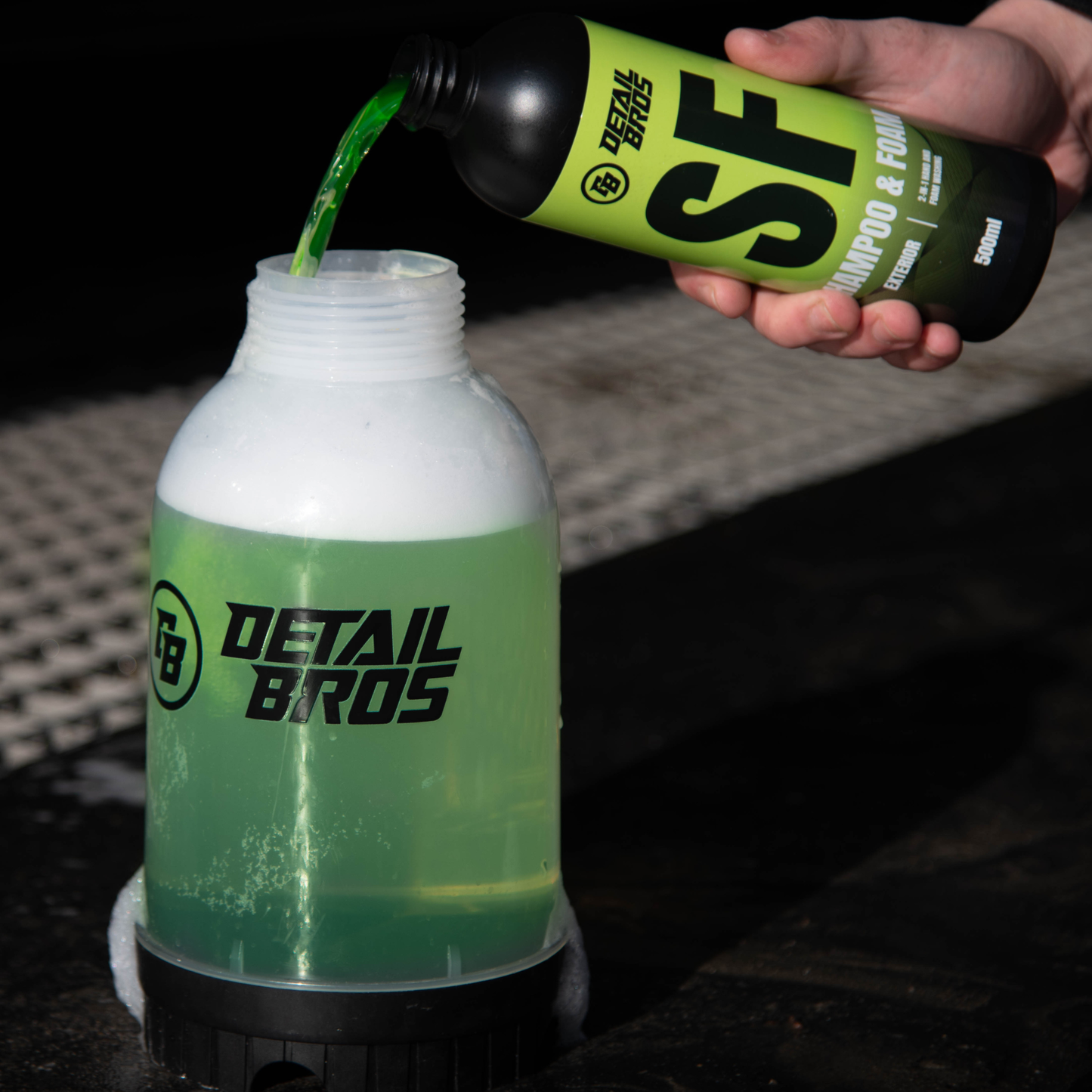 Shampoo and Foam - 2 in 1 shampoo and active foam - 500ml