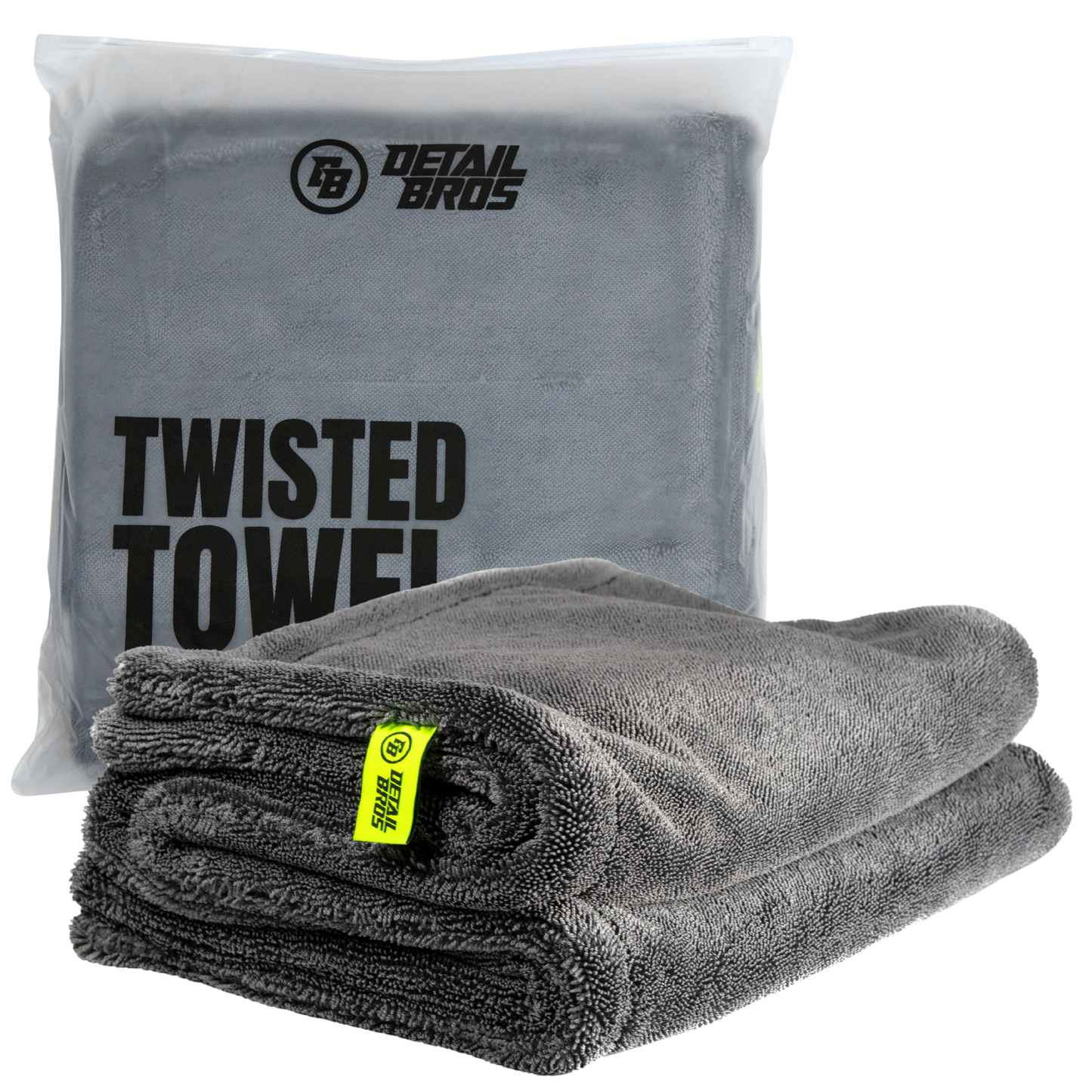 Twisted Towel - Dwustronny ręcznik do osuszana auta 90x70cm 1600GSM